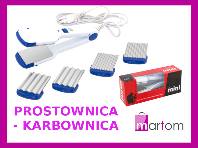 BB77 PROSTOWNICA KARBOWNICA do WŁOSÓW 3W1 zdjęcie 1