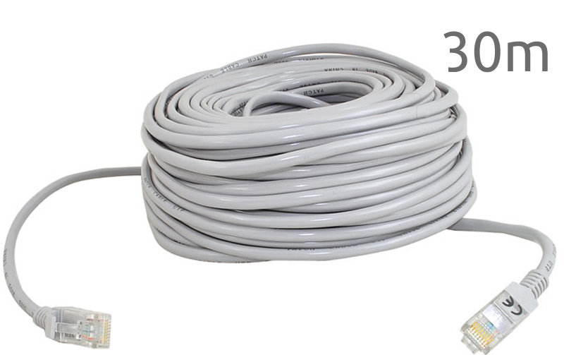 KO29 KABEL SIECIOWY PATCHCORD LAN ETHERNET RJ45 30M SKRĘTKA PRZEWÓD INTERNETOWY zdjęcie 3