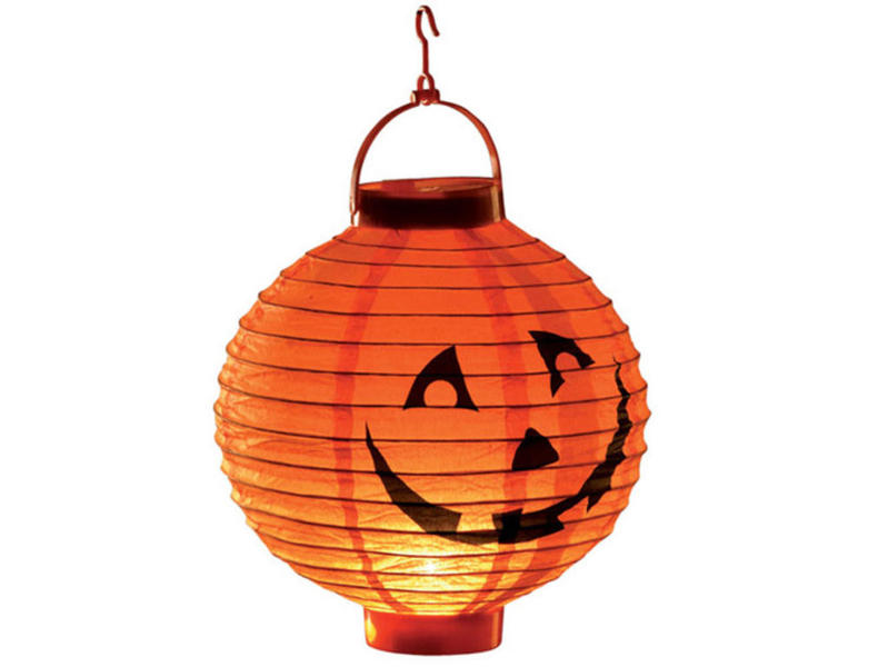 HL25 LAMPION DYNIA ŚWIECĄCY LED HALLOWEEN PAPIEROWY WISZĄCY