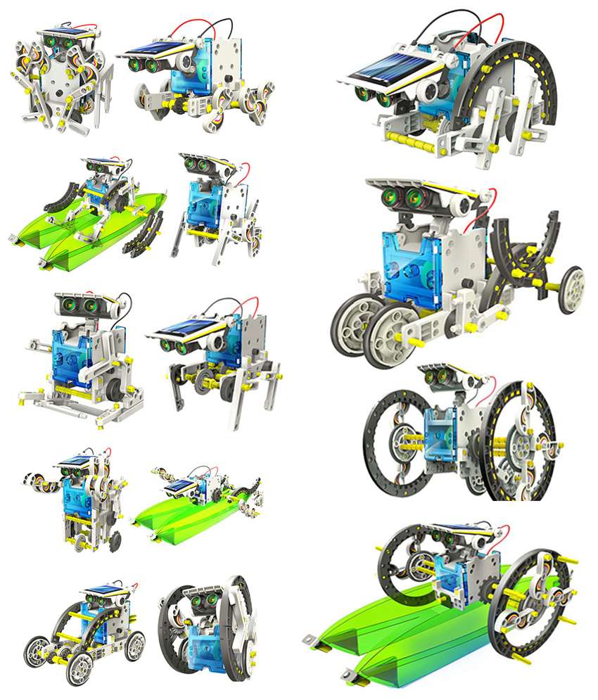 TG60702 ROBOT SOLARNY 13w1 POJAZDY SOLARNE ROBOTY KREATYWNY ZESTAW EDUKACYJNY zdjęcie 3