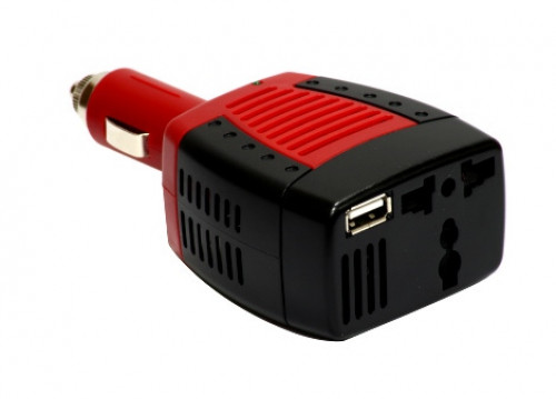 SM20 PRZETWORNICA NAPIĘCIA 12V/220V 150W + USB 5V zdjęcie 1