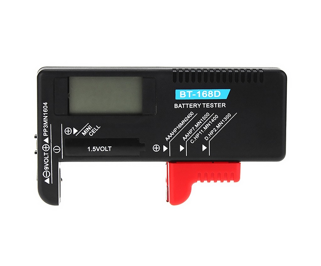 TG67393 TESTER MIERNIK BATERII i AKUMULATORKÓW AA AAA R14