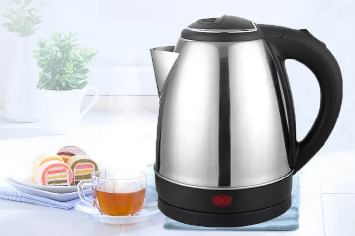 HH42 CZAJNIK ELEKTRYCZNY BEZPRZEWODOWY 2 STAL INOX 2000w duży srebrny