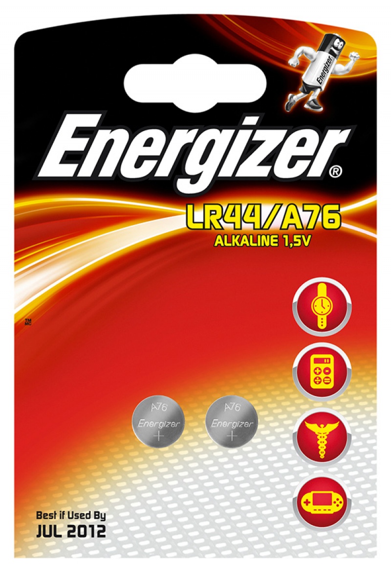 EN7 2x Bateria ENERGIZER A76 LR44 AG13 L1154 GPA76 PX76A zdjęcie 2