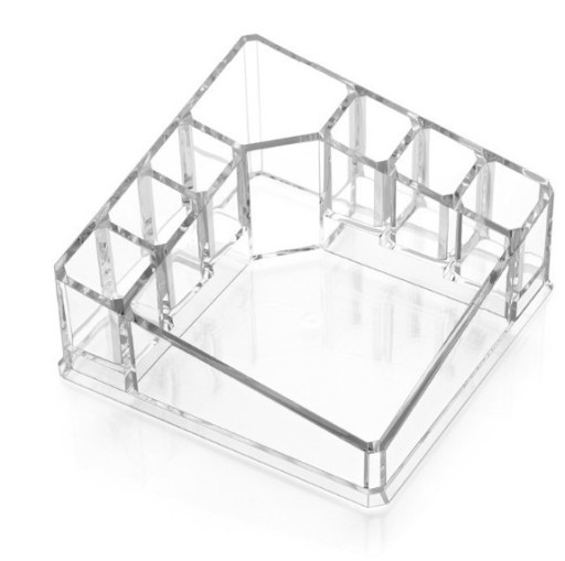 10289 AKRYLOWY STOJAK ORGANIZER NA KOSMETYKI 13X13X7CM zdjęcie 1