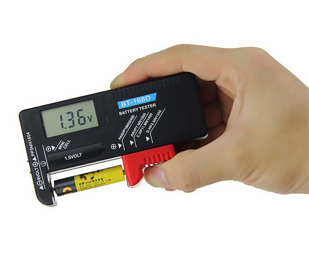 TG67393 TESTER MIERNIK BATERII i AKUMULATORKÓW AA AAA R14