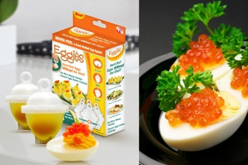 KD37 zestaw Eggies do gotowania JAJEK BEZ SKORUPEK