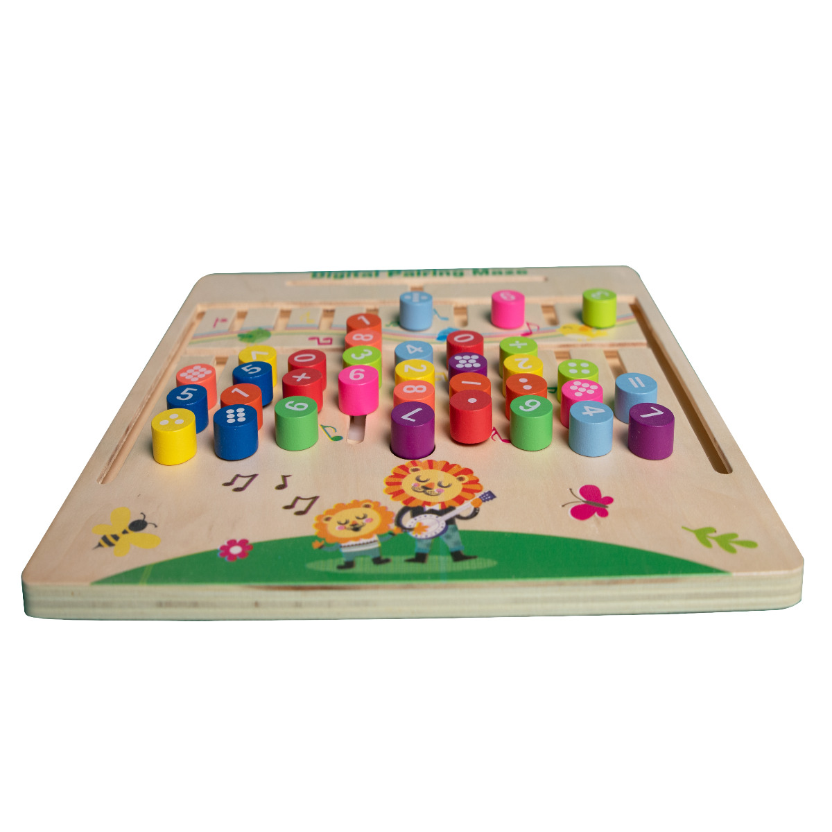 TG67010 SORTER DREWNIANY UKŁADANKA NAUKA DOPASUJ MONTESSORI ZABAWA LOGICZNA zdjęcie 4