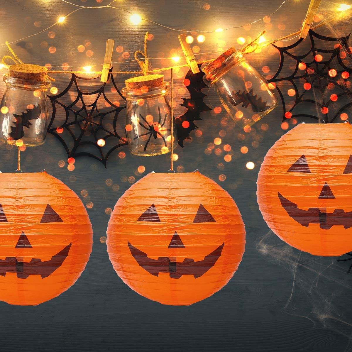 TG38921 LAMPION DYNIA WISZĄCY DUŻY PAPIEROWY