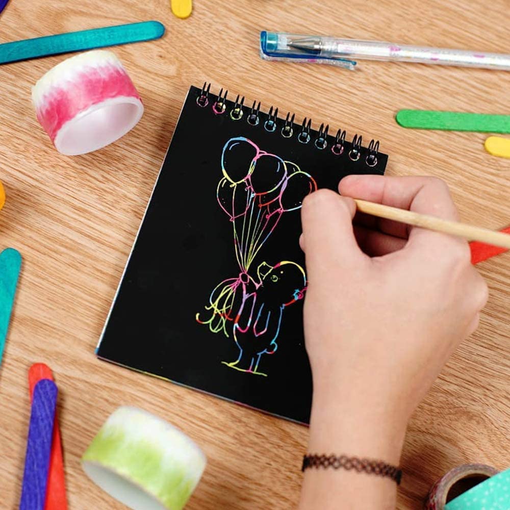 TG67286 WYDRAPYWANKA ZDRAPYWANKA KOLOROWANKA NOTES A5