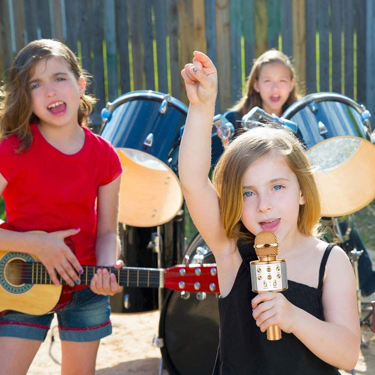 TG67276 MIKROFON BEZPRZEWODOWY KARAOKE DO ŚPIEWANIA BLUETOOTH GŁOŚNIK