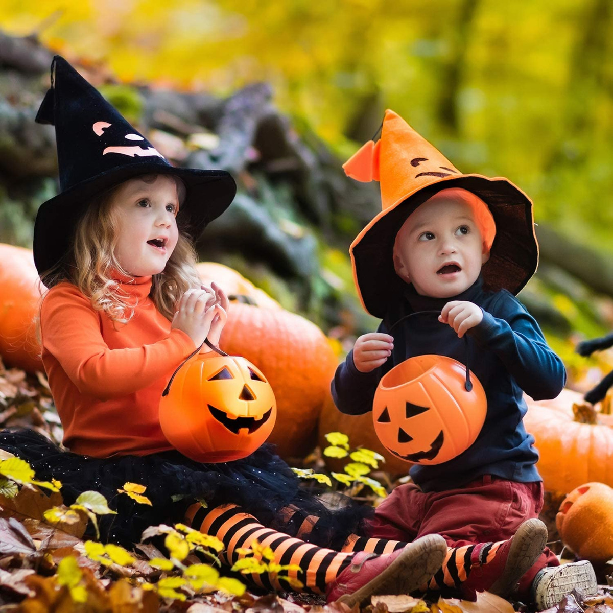 HL33 WIADERKO POJEMNIK  DYNIA NA CUKIERKI DUŻE HALLOWEEN SŁODYCZE