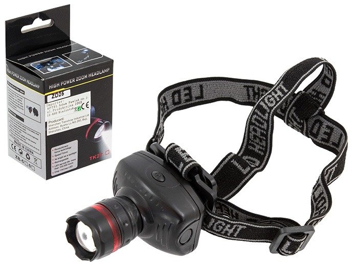 PT36 LATARKA CZOŁOWA LED ZOOM CREE CZOŁÓWKA 3 WAT