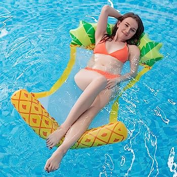 TG67351 HAMAK WODNY DMUCHANY ANANAS MATERAC LEŻAK