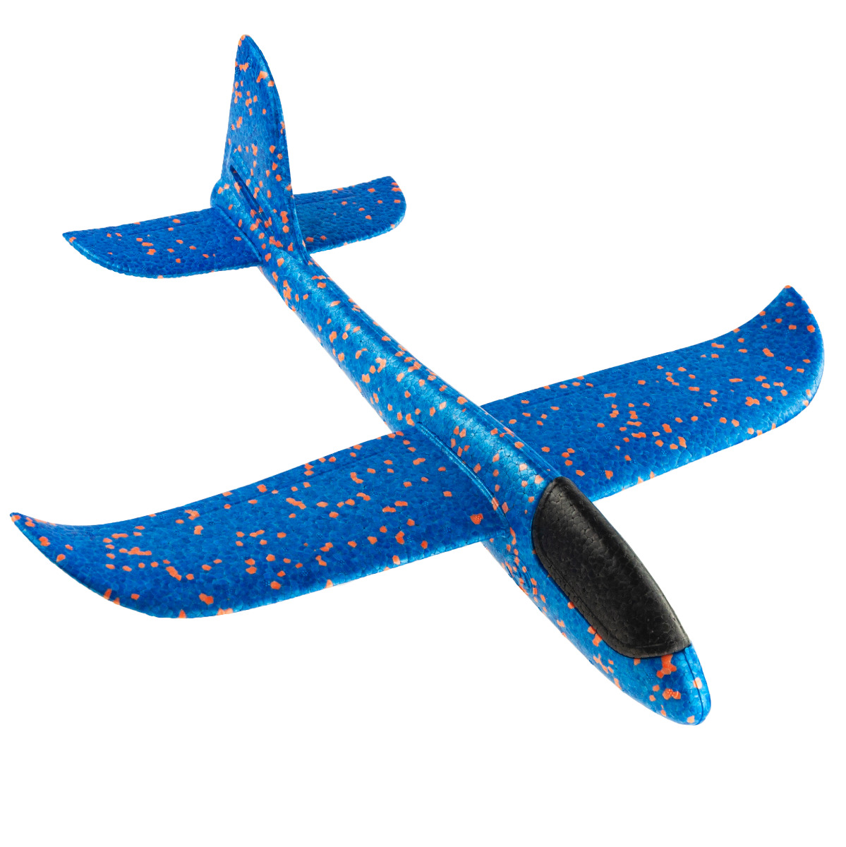 9137 PERFEKCYJNY SAMOLOT STYROPIANOWY 47 CM SZYBOWIEC RZUTKA DUŻY NIEBIESKI