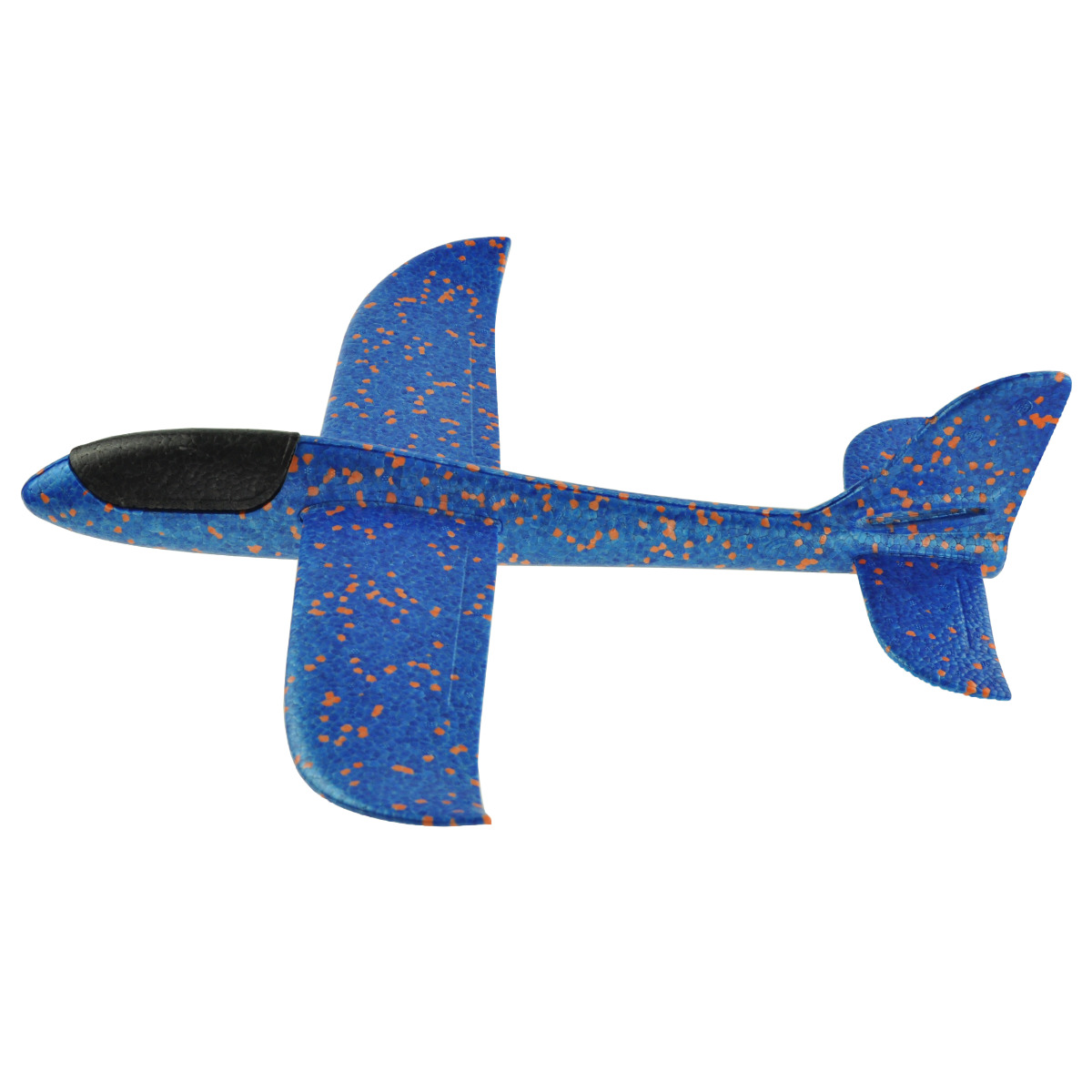 9137 PERFEKCYJNY SAMOLOT STYROPIANOWY 47 CM SZYBOWIEC RZUTKA DUŻY NIEBIESKI