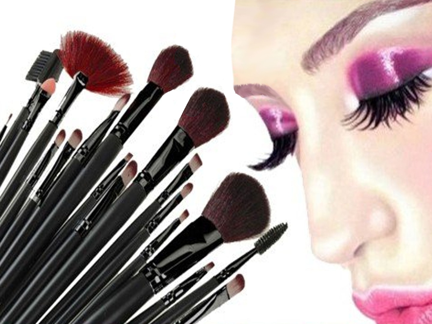 UR99C PĘDZLE DO MAKIJAŻU ZESTAW MAKEUP 12 SZT + ETUI zdjęcie 4