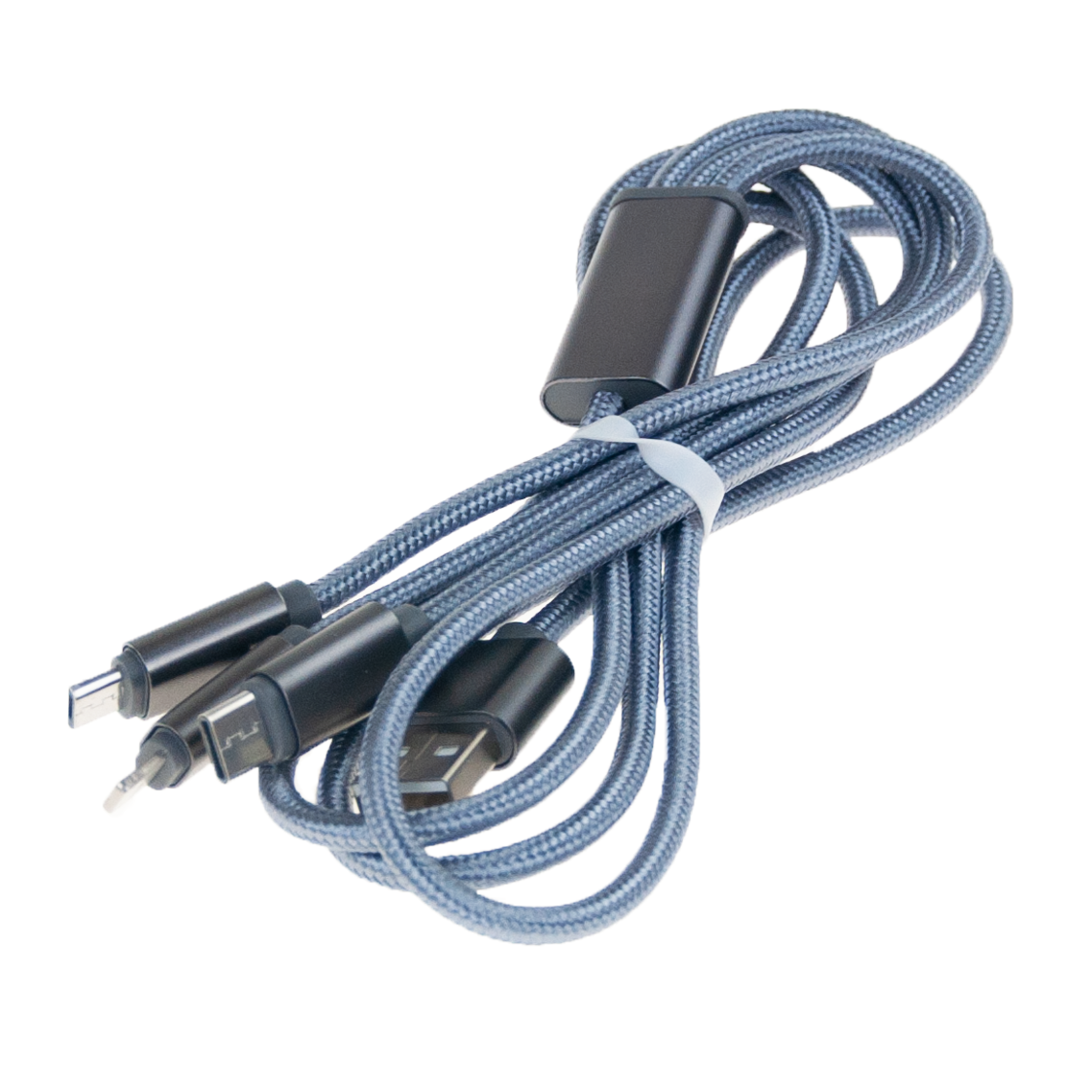 AF10 KABEL ŁADOWARKA 3w1 IPHONE MICRO USB TYP-C zdjęcie 2