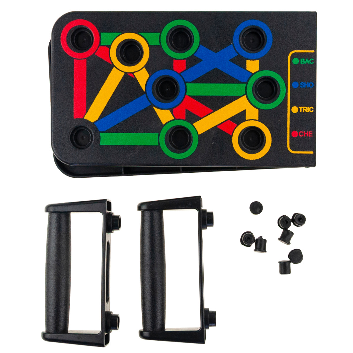 AF18 DESKA UCHWYTY DO POMPEK ĆWICZEŃ POMPKI PUSH 14w1