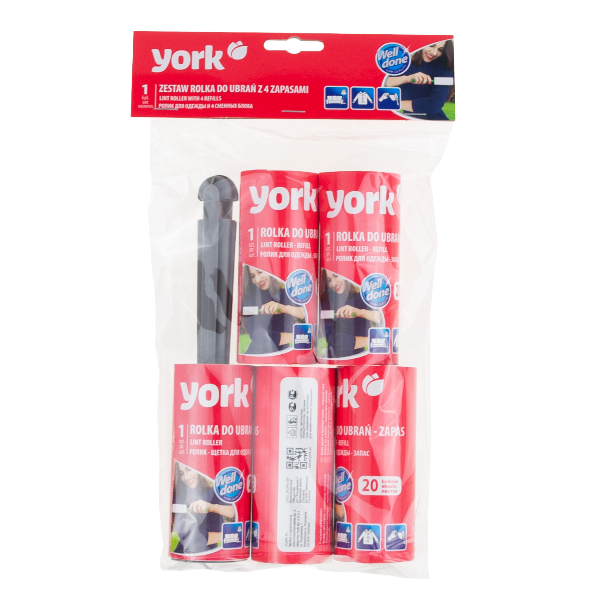 AG66 WAŁEK ROLKA CZYSZCZENIA UBRAŃ MEBLI Z SIEŚCI KURZU 5 WKŁADÓW