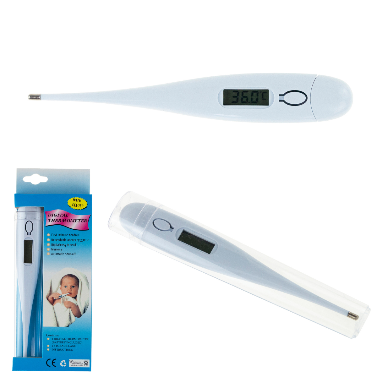 AG72 TERMOMETR LCD EXLUSSIVE ELEKTRONICZNY NOWY