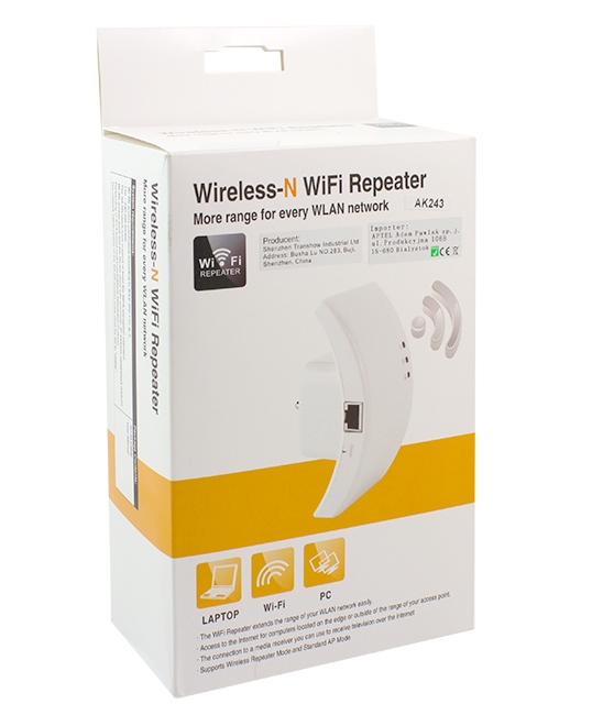 AP30 WZMACNIACZ REPEATER Wireless WiFi 300Mbps 2,4 zdjęcie 2