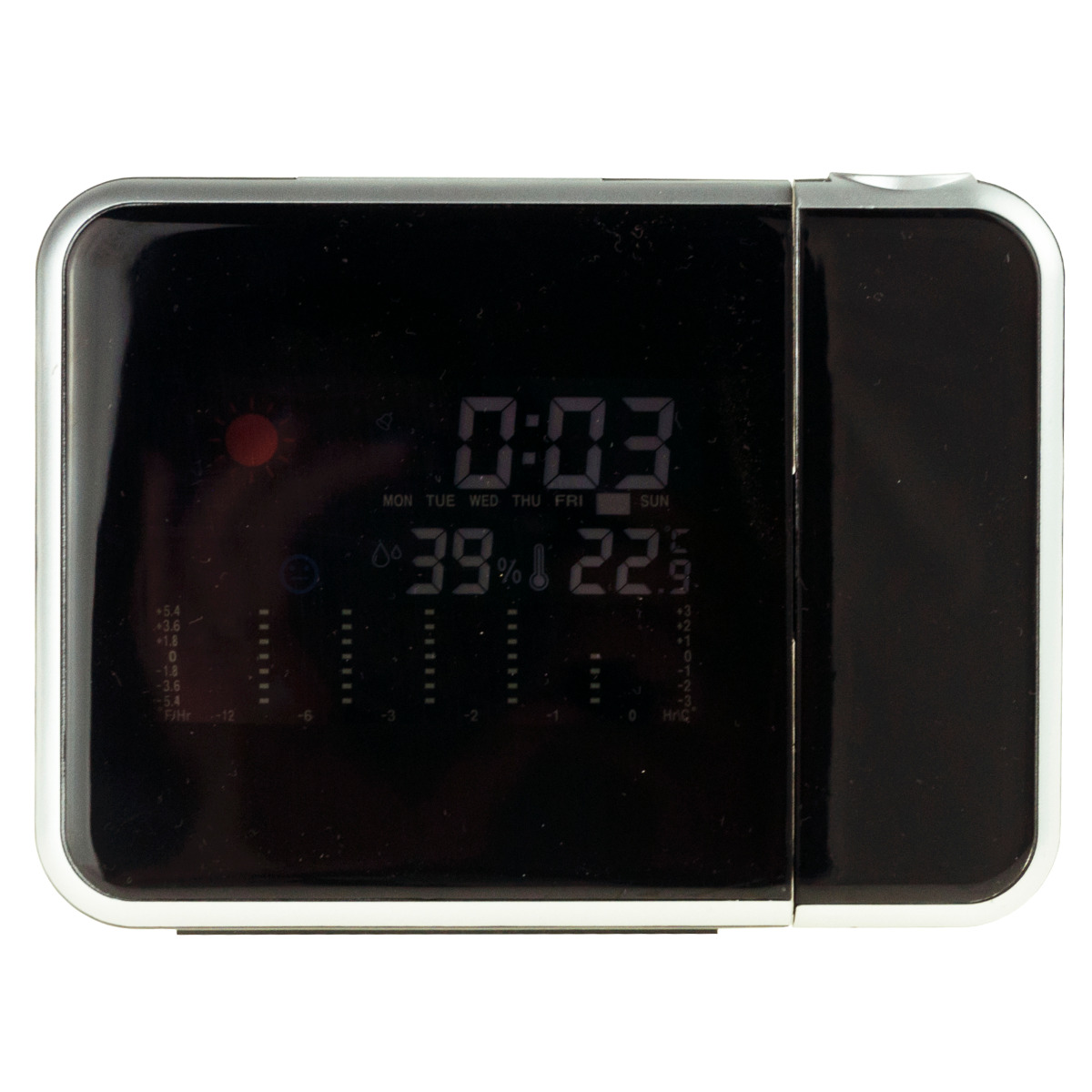 AP28 STACJA POGODY BUDZIK ZEGAR PROJEKTOR ZEGAREK