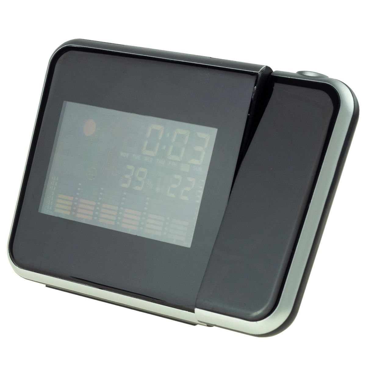 AP28 STACJA POGODY BUDZIK ZEGAR PROJEKTOR ZEGAREK