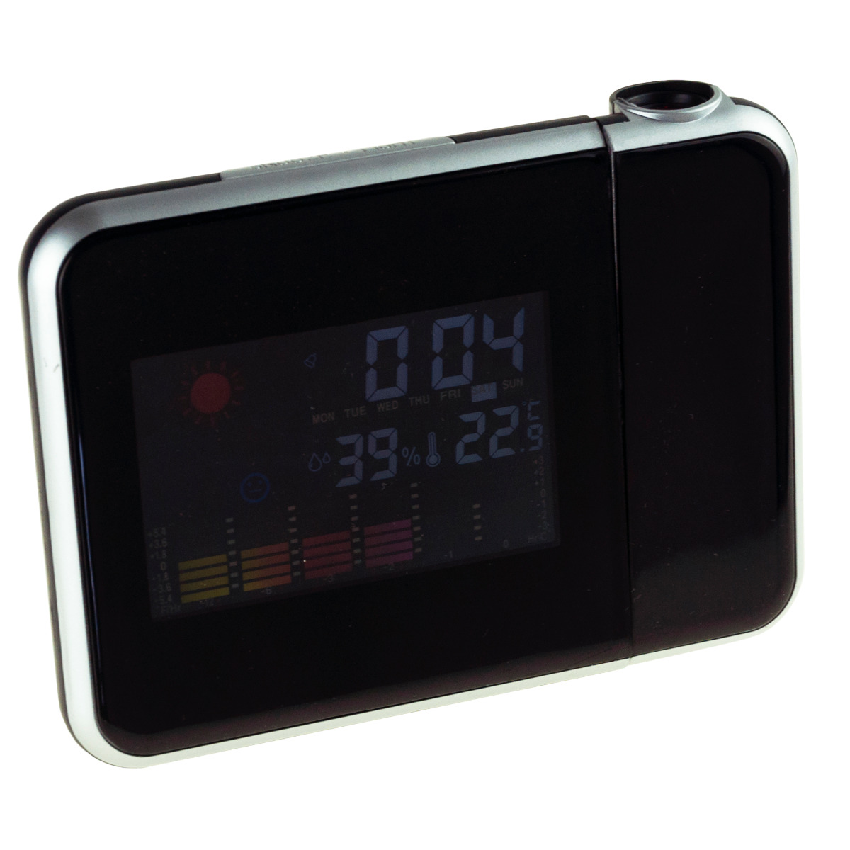 AP28 STACJA POGODY BUDZIK ZEGAR PROJEKTOR ZEGAREK