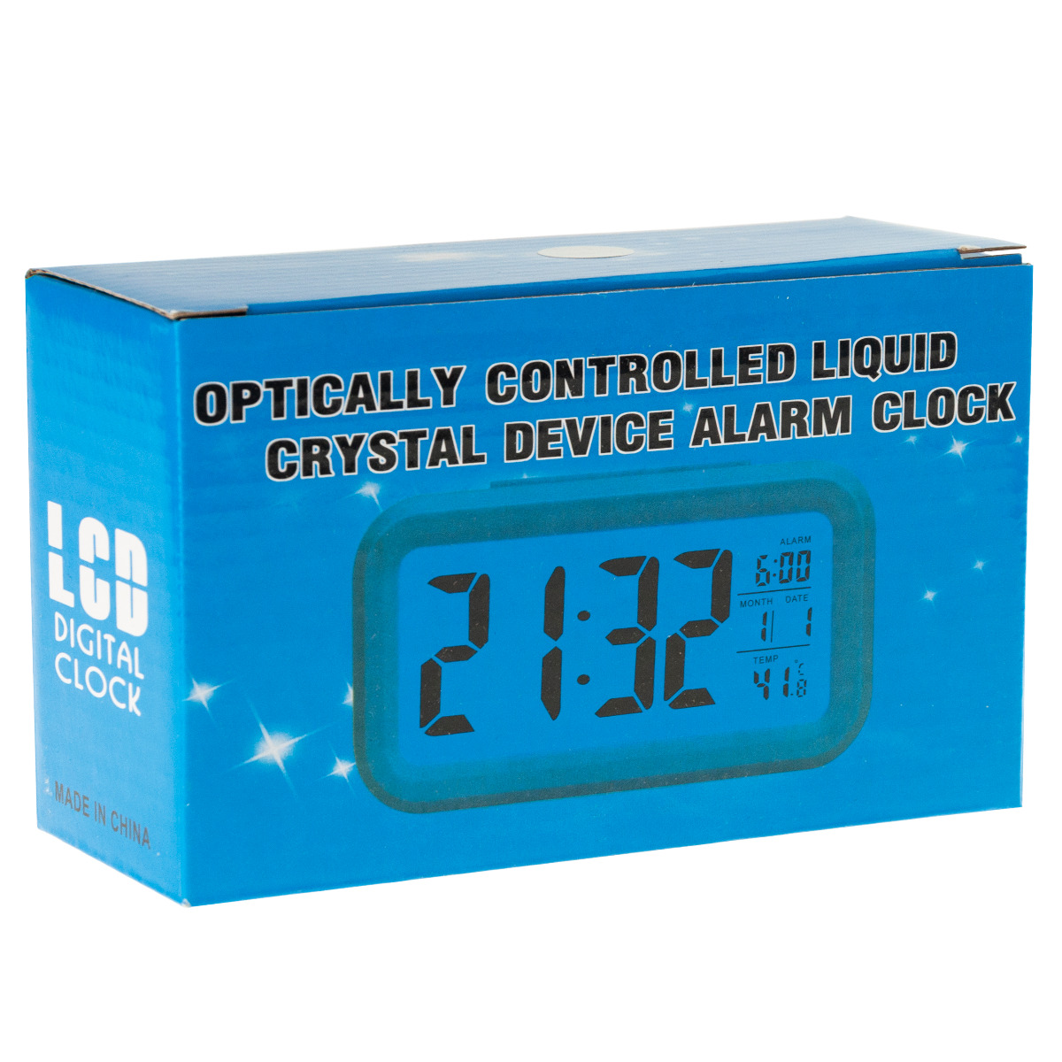 AP29 BUDZIK CYFROWY ZEGAR DUŻY LCD TERMOMETR KALENDARZ NA BIURKO DRZEMKA