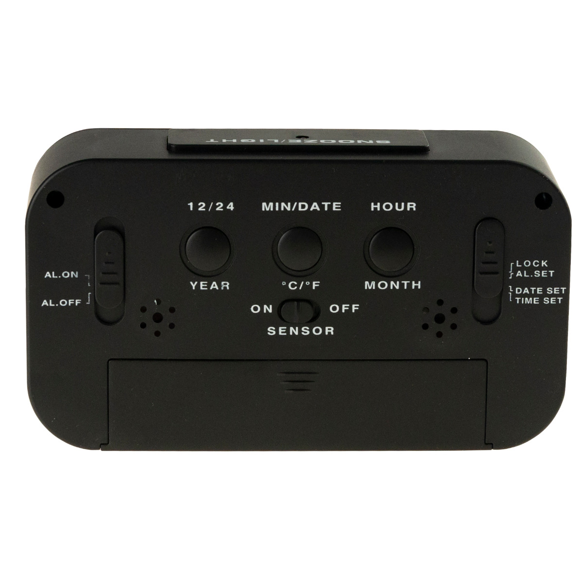 AP29 BUDZIK CYFROWY ZEGAR DUŻY LCD TERMOMETR KALENDARZ NA BIURKO DRZEMKA