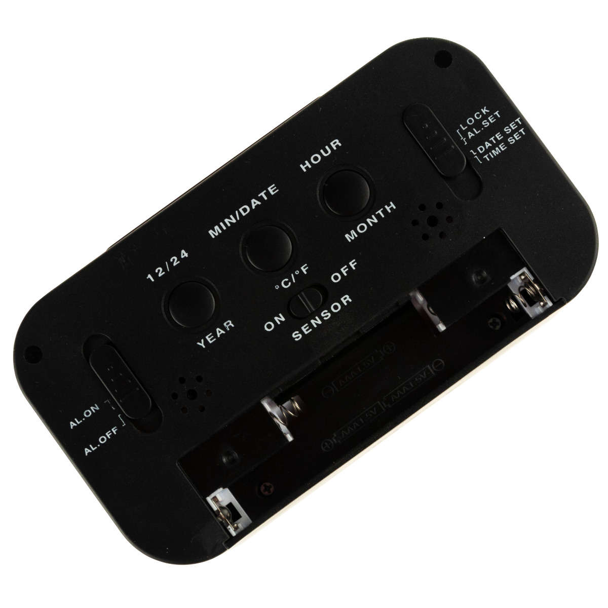 AP29 BUDZIK CYFROWY ZEGAR DUŻY LCD TERMOMETR KALENDARZ NA BIURKO DRZEMKA