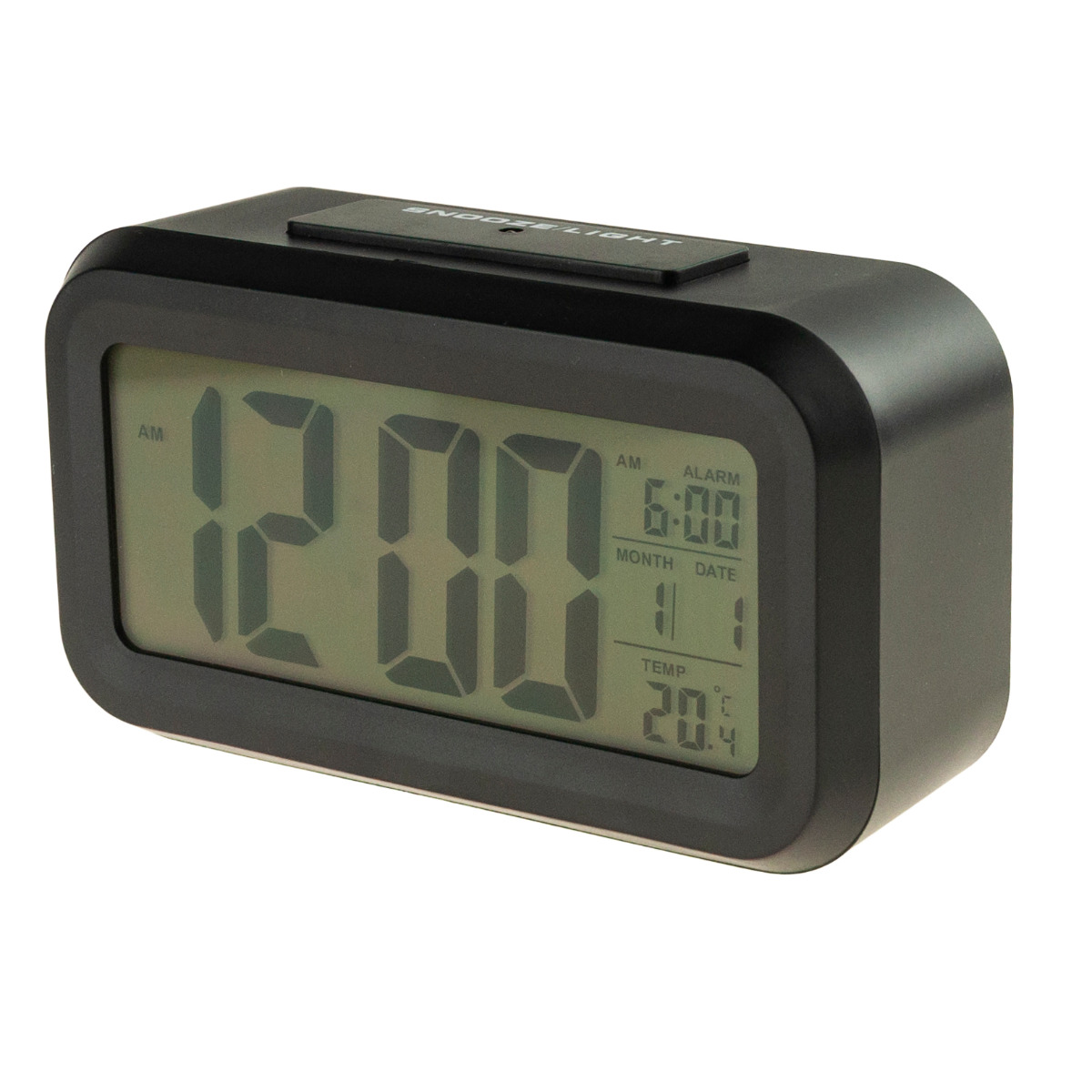 AP29 BUDZIK CYFROWY ZEGAR DUŻY LCD TERMOMETR KALENDARZ NA BIURKO DRZEMKA