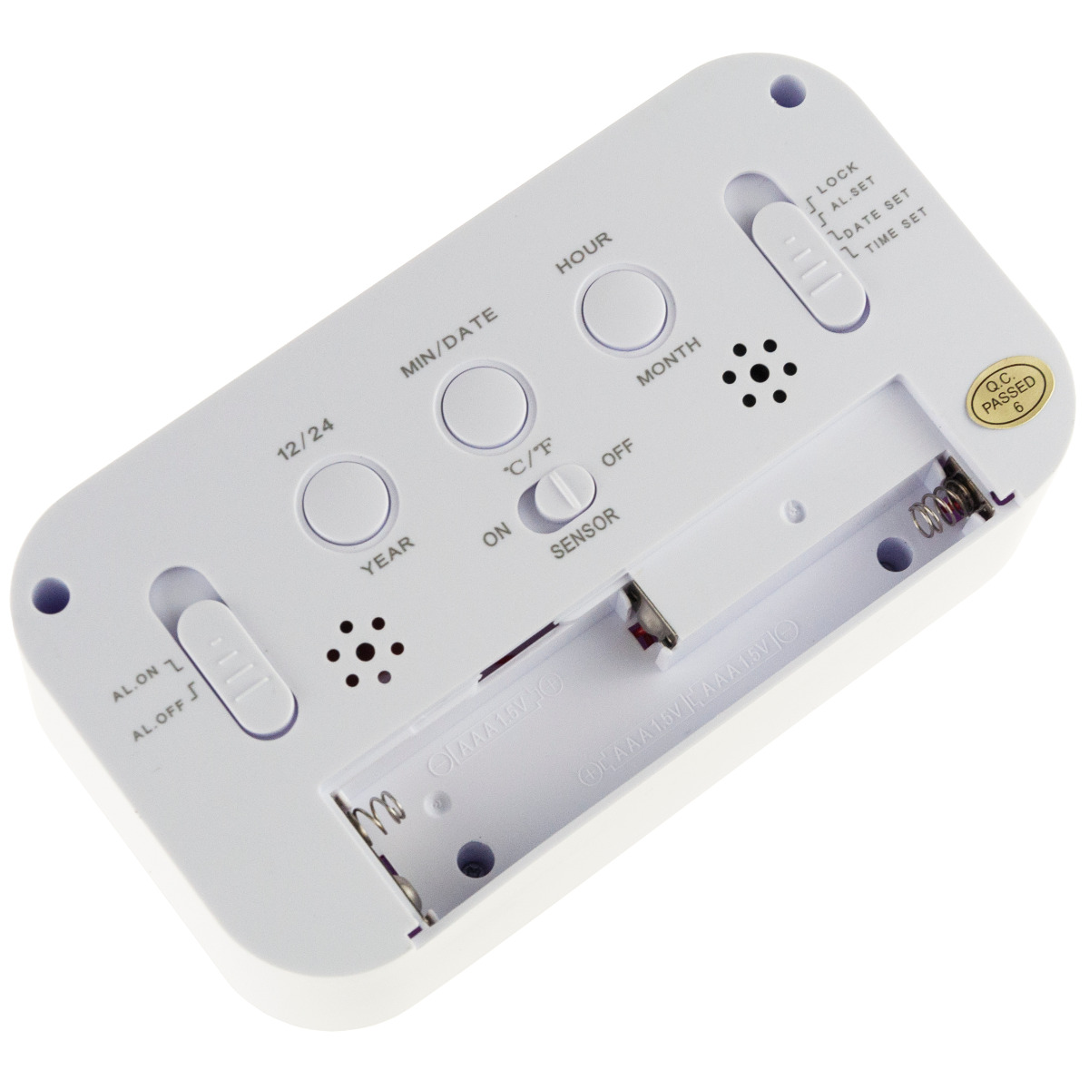 AP29 BUDZIK CYFROWY ZEGAR DUŻY LCD TERMOMETR KALENDARZ NA BIURKO DRZEMKA