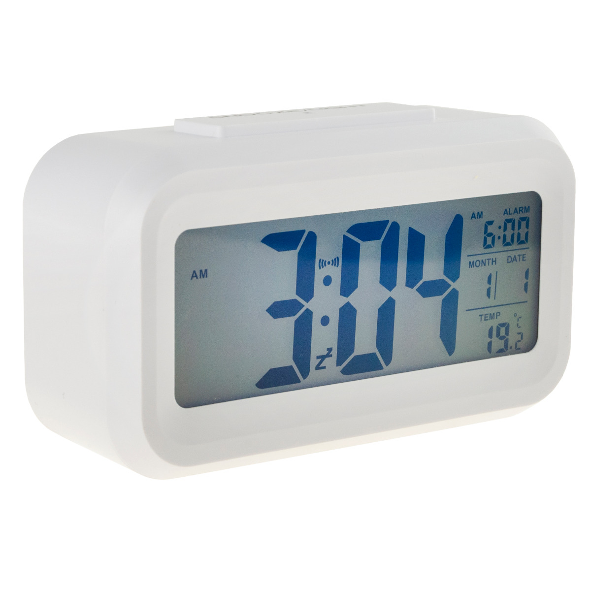 AP29 BUDZIK CYFROWY ZEGAR DUŻY LCD TERMOMETR KALENDARZ NA BIURKO DRZEMKA