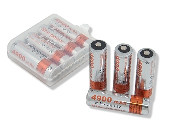 BC56A 4xAKU AA STAR POWER 4900MAH NI-MH zdjęcie 1