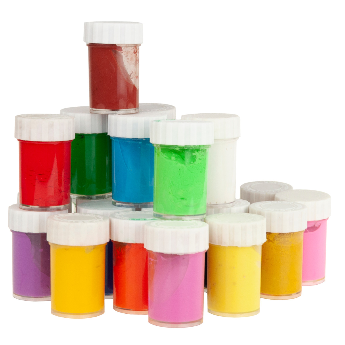 C133701 FARBKI PLAKATOWE AKRYLOWE 24SZT DUŻY ZESTAW FARB