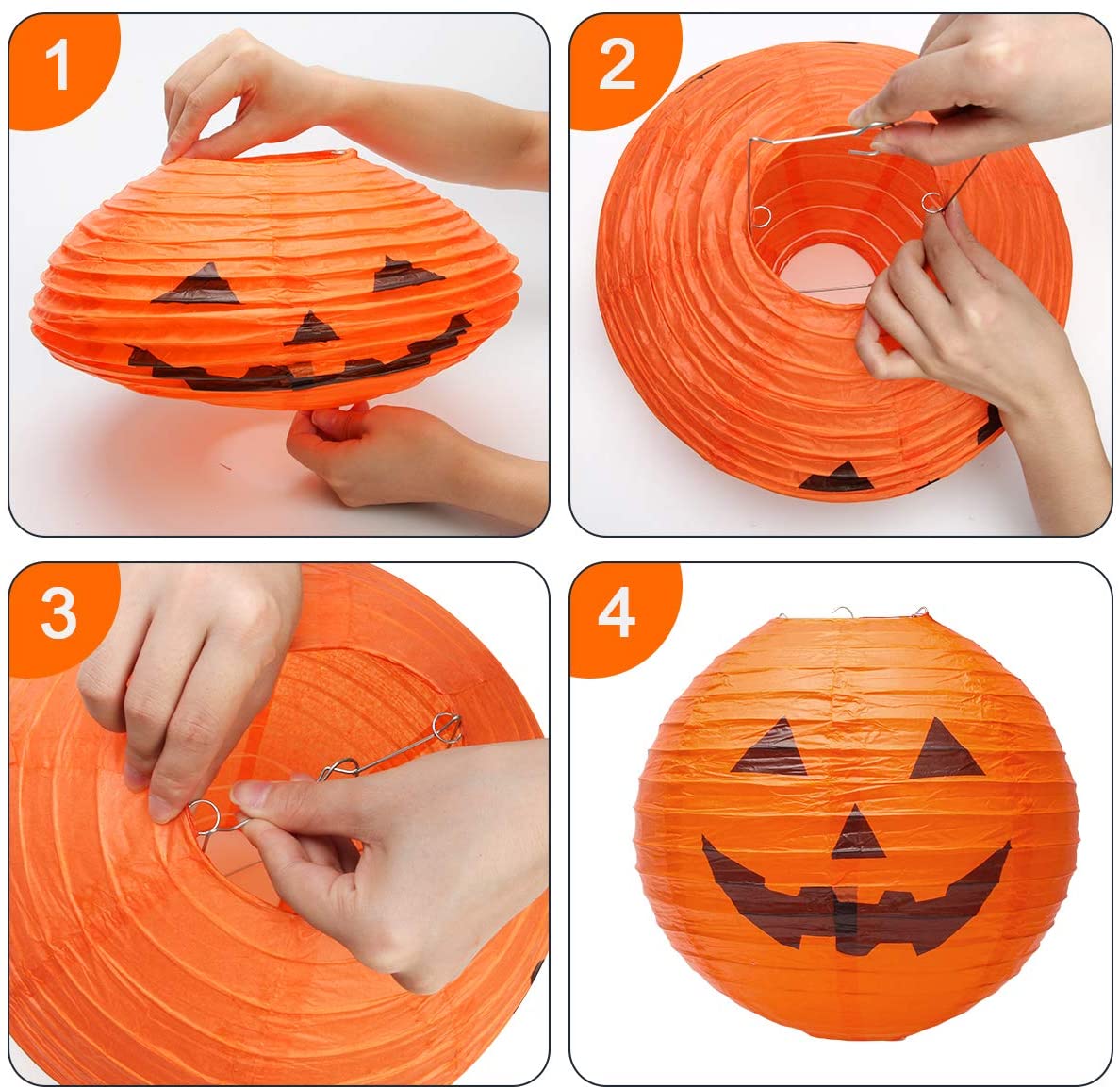 TG38921 LAMPION DYNIA WISZĄCY DUŻY PAPIEROWY