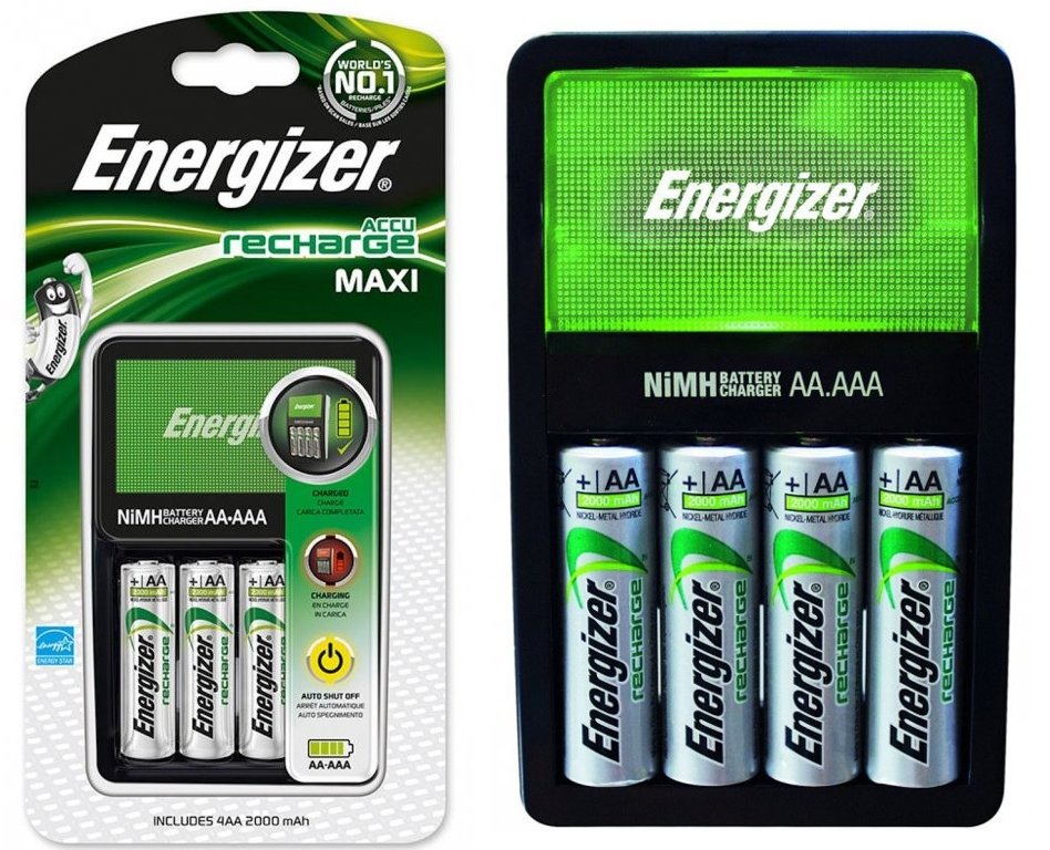 EN9 Ładowarka ENERGIZER Maxi + 4*Akumulatorki AA 2000 zdjęcie 1