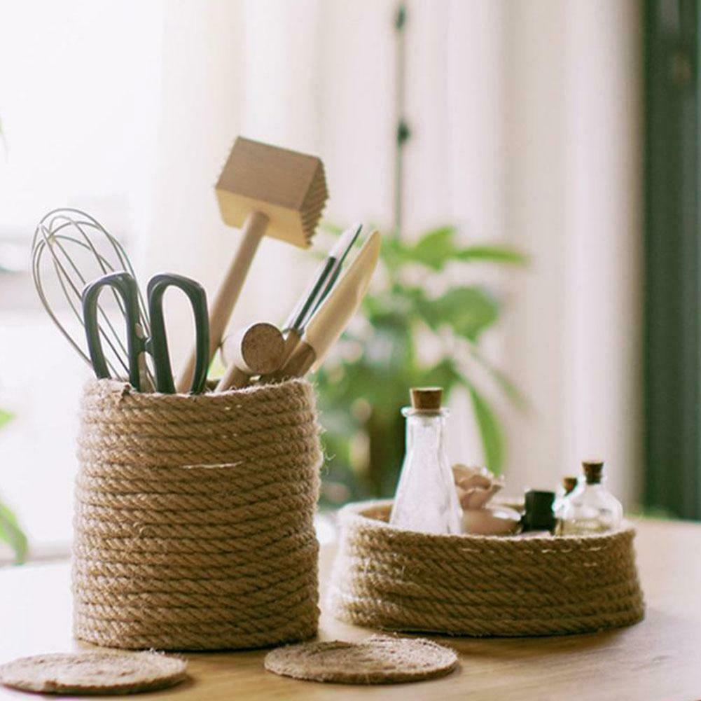 TG40106 SZNUREK JUTOWY EKOLOGICZNY Z JUTY NATURALNY BRĄZ 50M