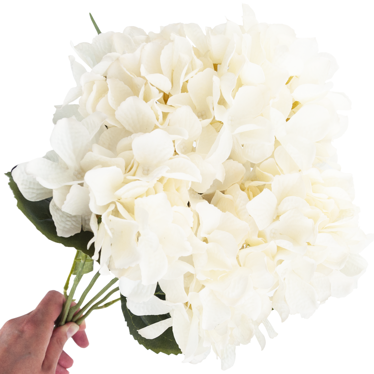 CV28571-2 HORTENSJA GĘSTY BUKIET 5 KWIATÓW HORTENSJI 50CM DO WAZONU STROIKA