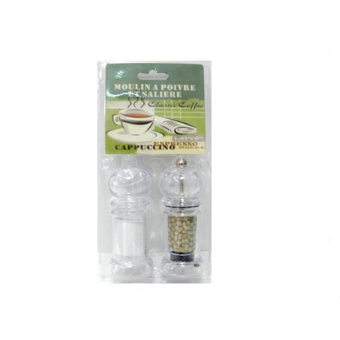 TV79 ZESTAW 2x MŁYNEK do soli pieprzu ozdobny