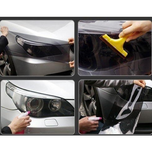 LAM1 czarna FOLIA DO PRZYCIEMNIANIA LAMP 30x50