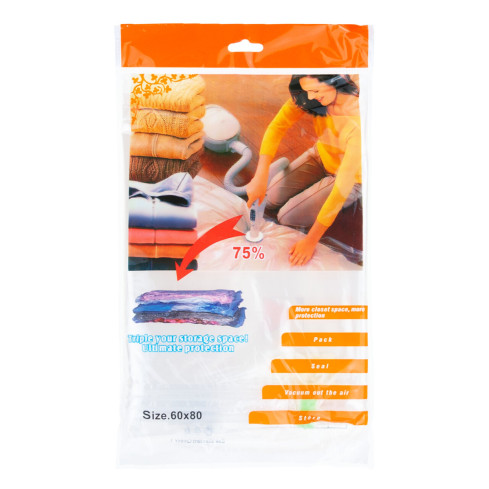 AG38 WOREK PRÓŻNIOWY NA UBRANIA WORKI PRÓŻNIOWE 80x60