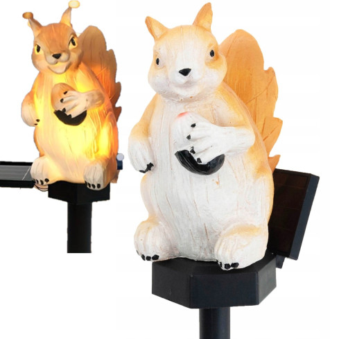 TG71282 LAMPA SOLARNA WIEWIÓRKA WBIJANA LAMPKA OGRODOWA LED CZUJNIK ZMIERZCHU SOLAR