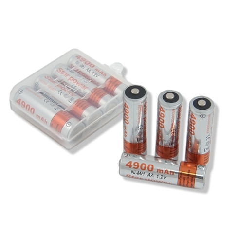 BC56A 4xAKU AA STAR POWER 4900MAH NI-MH