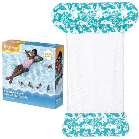 43839 HAMAK DO PŁYWANIA DMUCHANY BESTWAY CATCHING RAYS 1,4 X 0,87 M DO 100KG