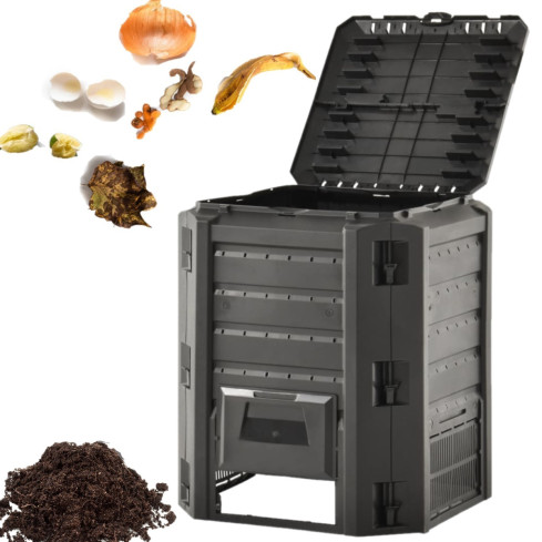 IKL380C KOMPOSTOWNIK MODUŁOWY 380L MROZOODPORNY NA KOMPOST