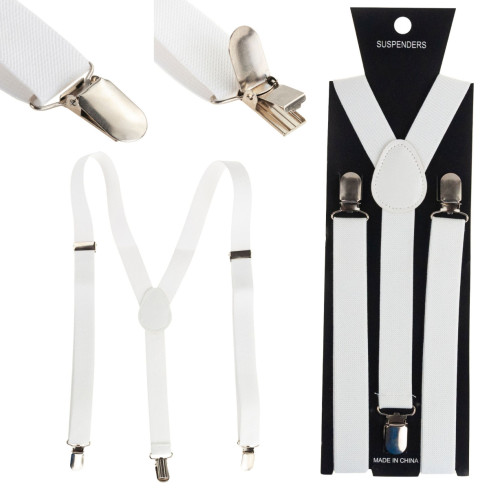 BQ6B SZELKI DO SPODNI EMO BIAŁE JAPAN MĘSKIE DAMSKIE SZEROKIE NA PRZEBRANIE