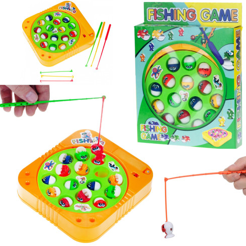 TG55519 GRA RODZINNA ZRĘCZNOŚCIOWA ŁOWIENIE RYBEK WĘDKI WĘDKARSKA NA MAGNES RYBKI